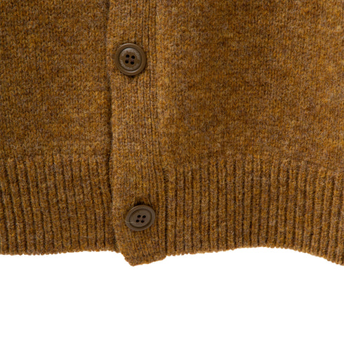 And Wander Shetland Wool Cardigan Camel 5742284361 Degli Uberti